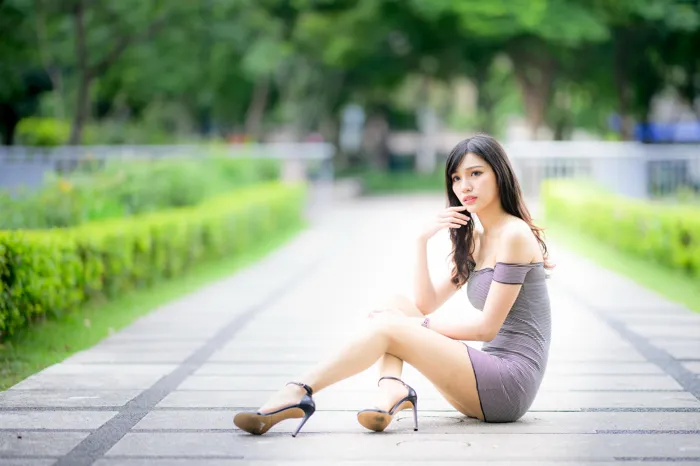 [Mzsock] NO.224 Bao Stockings and High Heels Beautiful Legs Outdoor Shot street photography#[79P]-76