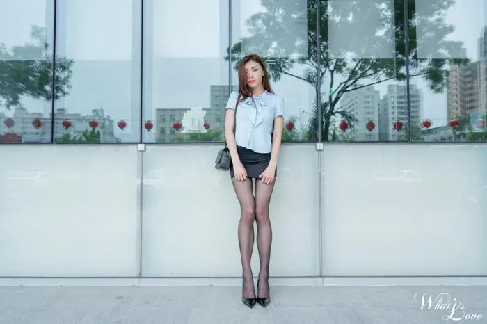 [Mzsock] NO.228 Lin Yiyi high heels and beautiful legs outdoor shot street photography#[35P]-11