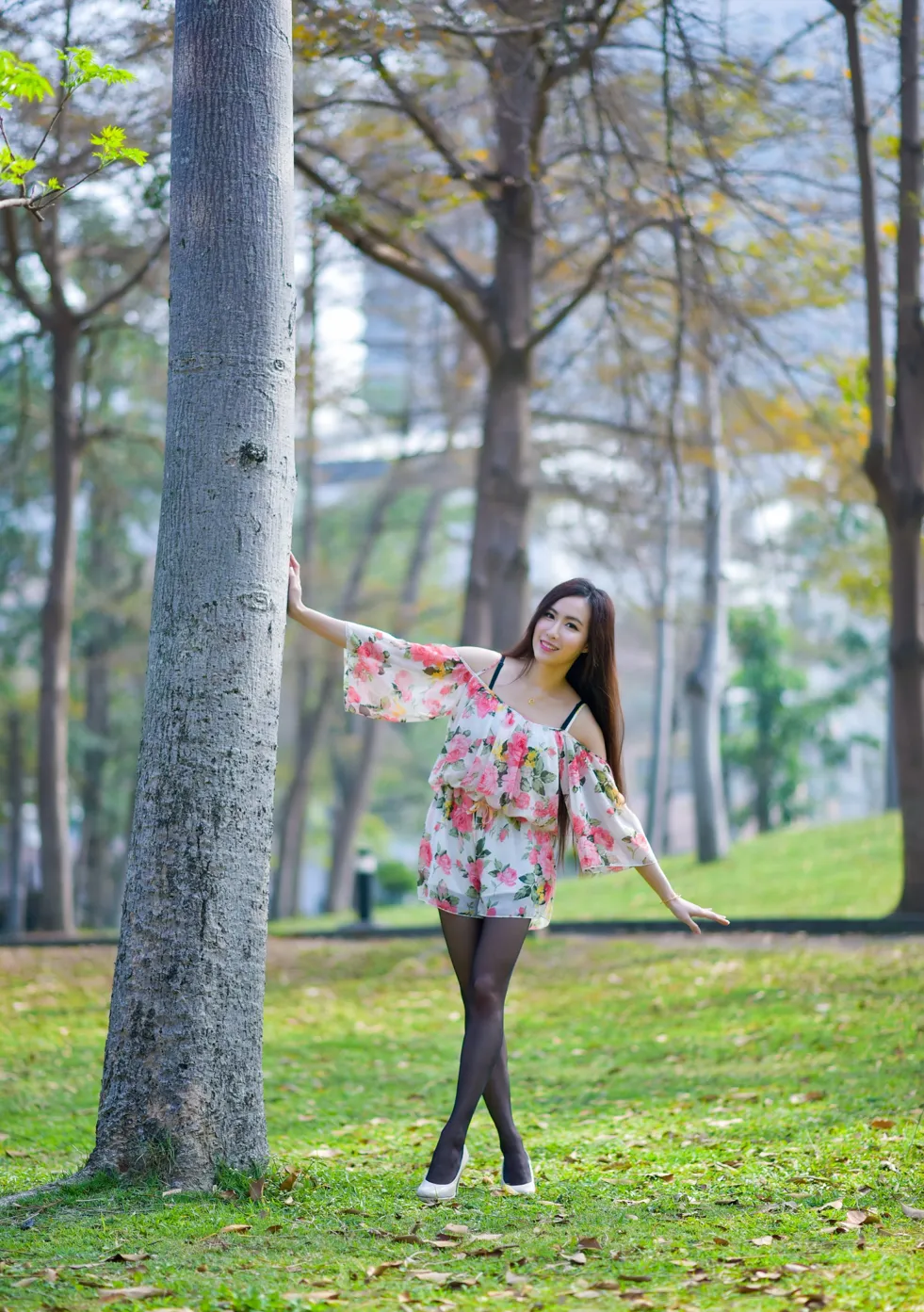 [Mzsock] NO.185 Yanxi suspender skirt black stockings beautiful legs street photography#[27P]-14